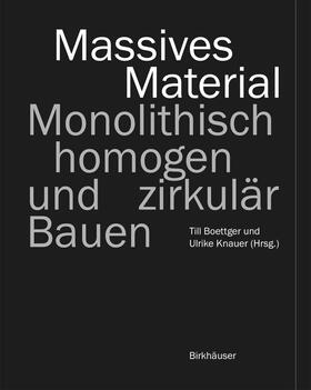 Boettger / Knauer |  Massives Material | Buch |  Sack Fachmedien