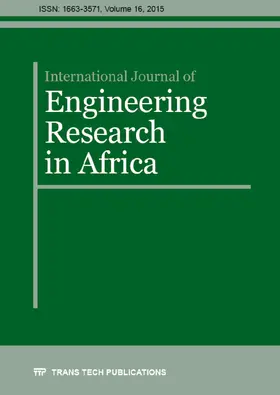 Ibhadode |  International Journal of Engineering Research in Africa Vol. 16 | eBook | Sack Fachmedien