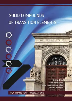 Bartolomé / Arnaudas / Falvello |  Solid Compounds of Transition Elements | eBook | Sack Fachmedien