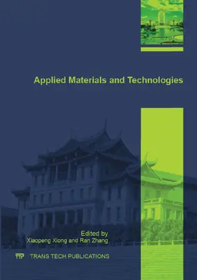 Xiong / Zhang |  Applied Materials and Technologies | eBook | Sack Fachmedien