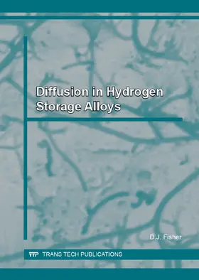 Fisher |  Diffusion in Hydrogen Storage Alloys | eBook | Sack Fachmedien