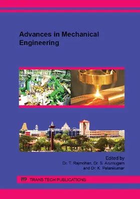 Rajmohan / Arumugam / Palanikumar |  Advances in Mechanical Engineering | eBook | Sack Fachmedien