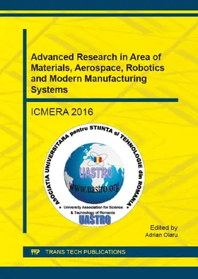 Olaru |  Advanced Research in Area of Materials, Aerospace, Robotics and Modern Manufacturing Systems | eBook | Sack Fachmedien