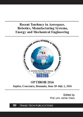 Olaru |  Recent Tendency in Aerospace, Robotics, Manufacturing Systems, Energy and Mechanical Engineering | eBook | Sack Fachmedien