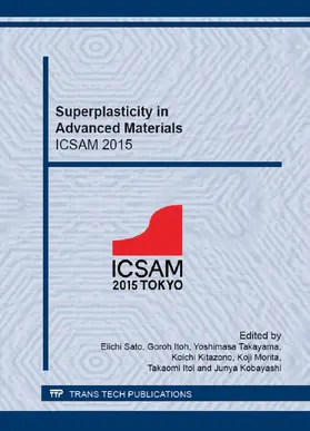 Sato / Itoh / Takayama |  Superplasticity in Advanced Materials - ICSAM 2015 | eBook | Sack Fachmedien