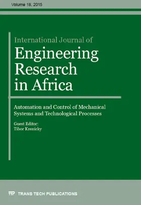 Krenický |  International Journal of Engineering Research in Africa Vol. 18 | eBook | Sack Fachmedien