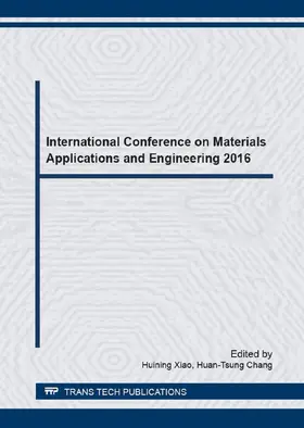 Xiao / Chang |  International Conference on Materials Applications and Engineering 2016 | eBook | Sack Fachmedien