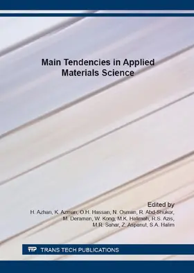 Azhan / Azman / Sahar |  Main Tendencies in Applied Materials Science | eBook | Sack Fachmedien