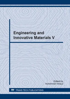 Yahaya |  Engineering and Innovative Materials V | eBook | Sack Fachmedien