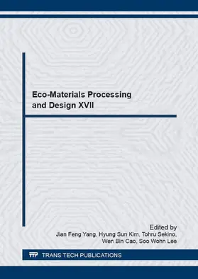 Yang / Kim / Sekino |  Eco-Materials Processing and Design XVII | eBook | Sack Fachmedien