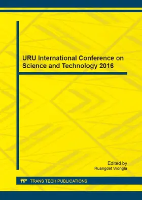 Wongla |  URU International Conference on Science and Technology 2016 | eBook | Sack Fachmedien