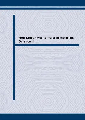 Martin / Kubin |  Non Linear Phenomena in Materials Science II | eBook | Sack Fachmedien