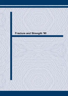 Lee / Takahashi |  Fracture and Strength '90 | eBook | Sack Fachmedien