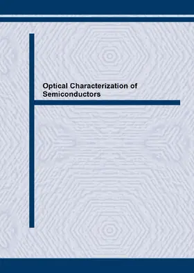 Kushev |  Optical Characterization of Semiconductors | eBook | Sack Fachmedien