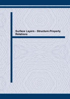 Somers / Mittemeijer / Schoonman |  Surface Layers - Structure-Property Relations | eBook | Sack Fachmedien