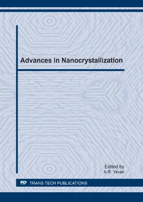 Yavari |  Advances in Nanocrystallization | eBook | Sack Fachmedien