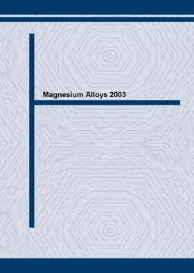 Kojima / Aizawa / Higashi |  Magnesium Alloys 2003 | eBook | Sack Fachmedien