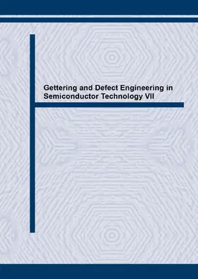 Claeys / Vanhellemont / Richter |  Gettering and Defect Engineering in Semiconductor Technology VII | eBook | Sack Fachmedien