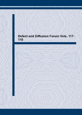 Fisher |  Defect and Diffusion Forum Vols. 117-118 | eBook | Sack Fachmedien