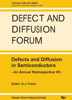 Fisher |  Defects and Diffusion in Semiconductors - An Annual Retrospective VII | eBook | Sack Fachmedien