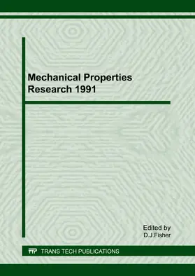 Fisher |  Mechanical Properties Research 1991 | eBook | Sack Fachmedien