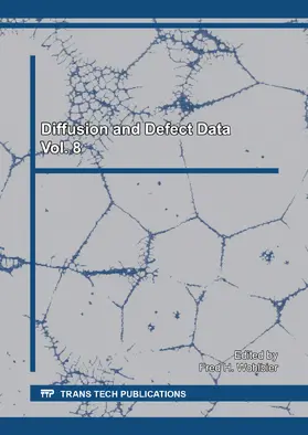 Wohlbier |  Diffusion and Defect Data Vol. 8 | eBook | Sack Fachmedien