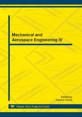Hoxha |  Mechanical and Aerospace Engineering IV | Sonstiges |  Sack Fachmedien