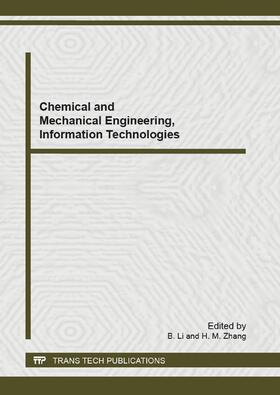 Li / Zhang |  Chemical and Mechanical Engineering, Information Technologies | Sonstiges |  Sack Fachmedien