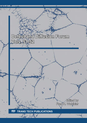 Wohlbier | Defect and Diffusion Forum Vols. 51-52 | Sonstiges | 978-3-0357-0873-8 | sack.de