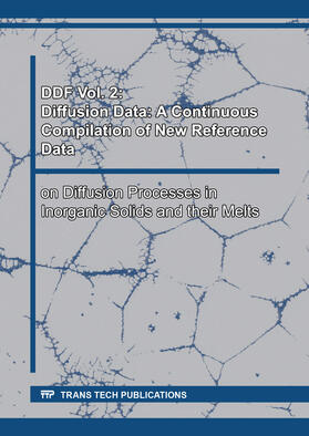 DDF Vol. 2: Diffusion Data: A Continuous Compilation of New Reference Data | Sonstiges | 978-3-0357-0876-9 | sack.de