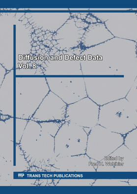 Wohlbier | Diffusion and Defect Data Vol. 8 | Sonstiges | 978-3-0357-0882-0 | sack.de