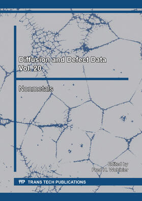 Wohlbier | Diffusion and Defect Data Vol. 20 | Sonstiges | 978-3-0357-0893-6 | sack.de