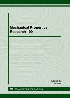 Fisher | Mechanical Properties Research 1991 | Sonstiges | 978-3-0357-0981-0 | sack.de