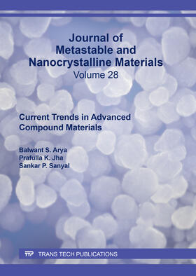 Arya / Jha / Sanyal |  Current Trends in Advanced Compound Materials | Buch |  Sack Fachmedien