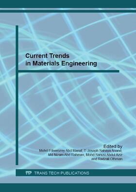 Abd Manaf / Anand / Abd Rahman |  Current Trends in Materials Engineering | Buch |  Sack Fachmedien