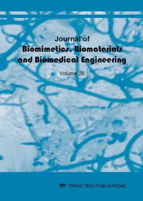  Journal of Biomimetics, Biomaterials and Biomedical Engineering Vol. 26 | Buch |  Sack Fachmedien