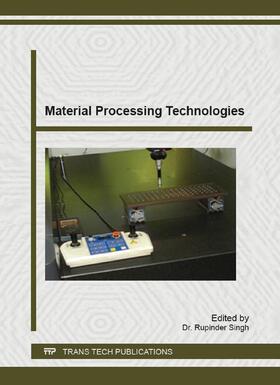 Singh |  Material Processing Technologies | Buch |  Sack Fachmedien