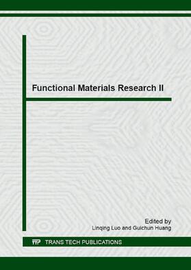 Luo / Huang |  Functional Materials Research II | Buch |  Sack Fachmedien