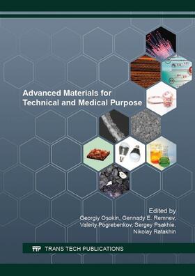 Osokin / Remnev / Pogrebenkov |  Advanced Materials for Technical and Medical Purpose | Buch |  Sack Fachmedien
