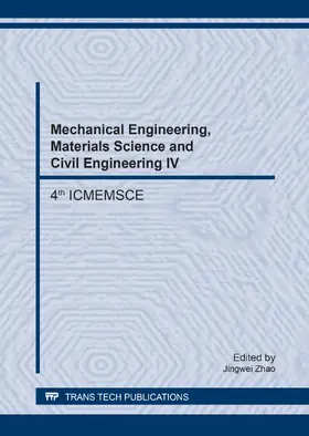 Zhao |  Mechanical Engineering, Materials Science and Civil Engineering IV | Buch |  Sack Fachmedien