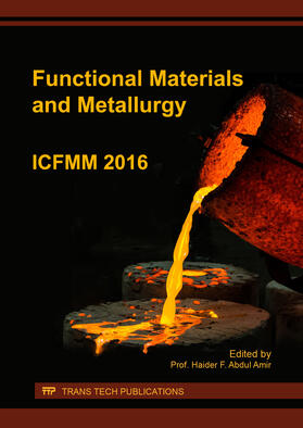 Abdul Amir |  Functional Materials and Metallurgy | Buch |  Sack Fachmedien