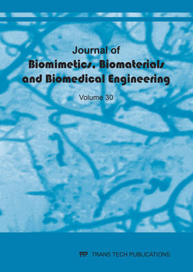  Journal of Biomimetics, Biomaterials and Biomedical Engineering Vol. 30 | Buch |  Sack Fachmedien