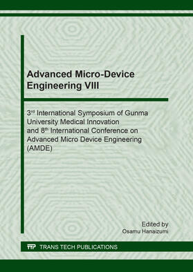 Hanaizumi |  Advanced Micro-Device Engineering VIII | Buch |  Sack Fachmedien