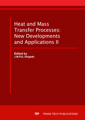 Delgado |  Heat and Mass Transfer Processes: New Developments and Applications II | Buch |  Sack Fachmedien