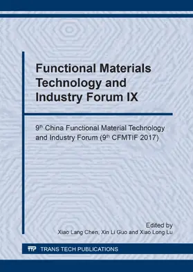 Chen / Guo / Lu | Functional Materials Technology and Industry Forum IX | Buch | 978-3-0357-1246-9 | sack.de