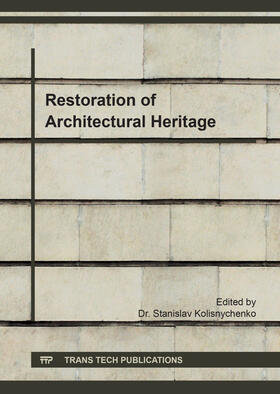 Kolisnychenko | Restoration of Architectural Heritage | Buch | 978-3-0357-1247-6 | sack.de