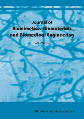  Journal of Biomimetics, Biomaterials and Biomedical Engineering Vol. 32 | Buch |  Sack Fachmedien