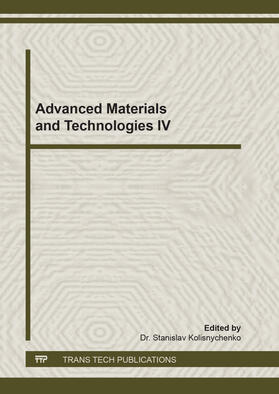 Kolisnychenko | Advanced Materials and Technologies IV | Buch | 978-3-0357-1279-7 | sack.de