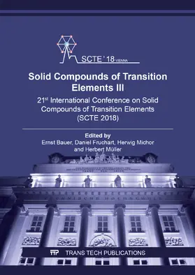 Bauer / Fruchart / Michor | Solid Compounds of Transition Elements III | Buch | 978-3-0357-1302-2 | sack.de