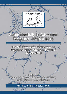 Itoh / Kaibyshev / Taleff |  Superplasticity in Advanced Materials - ICSAM 2018 | Buch |  Sack Fachmedien